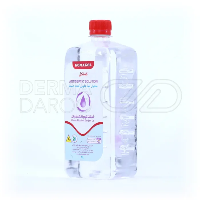 اسپری ضدعفونی‌کننده کماکل حاوی الکل طبی ۷۰٪، غیرفعال‌کننده ویروس‌ها، بدون نیاز به شستشو، مناسب برای دست و سطوح