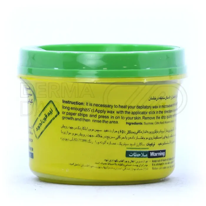 موم سرد پروین با آلوئه‌ورا، ضدالتهاب، حاوی موم زنبور عسل، از بین‌برنده موهای زاید، مناسب انواع پوست