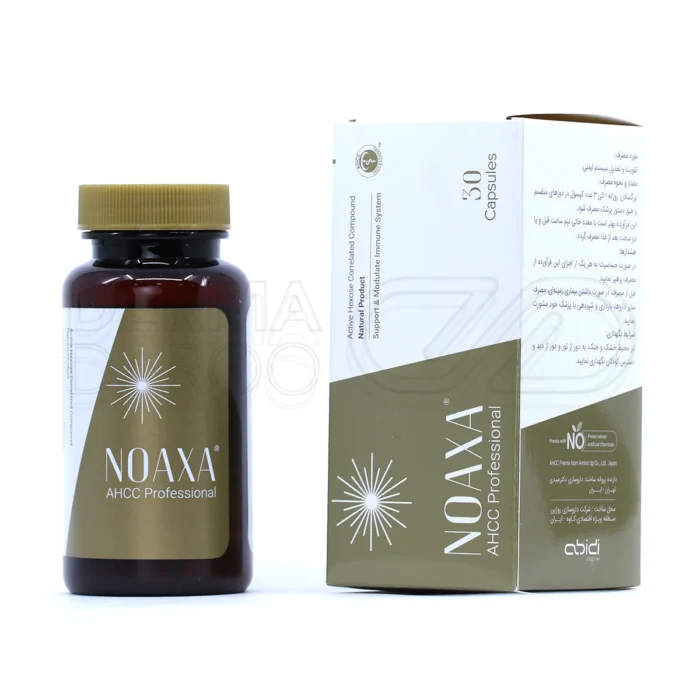 abidi-noaxa-capsules (1) بسته 30 عددی کپسول نواکسا عبیدی، حاوی AHCC قارچ شیتاکه، تقویت سیستم ایمنی، پاکسازی سریع HPV، ضد ویروس و ضد سرطان