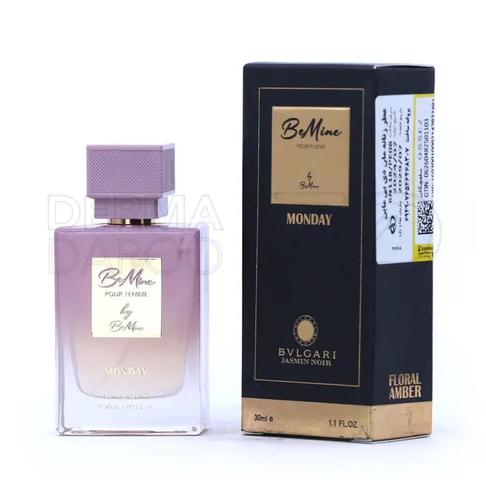 عطر جیبی مان‌دی بی ماین در بطری، برگرفته از باکارات رژ، رایحه کهربایی گلی، مناسب بانوان