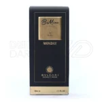 عطر زنانه بی ماین با نت‌های میانی آمبروود و عنبر، مشابه باکارات رژ، مناسب پاییز و زمستان