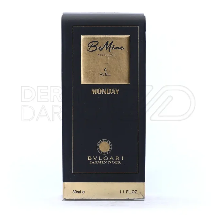 عطر زنانه بی ماین با نت‌های میانی آمبروود و عنبر، مشابه باکارات رژ، مناسب پاییز و زمستان