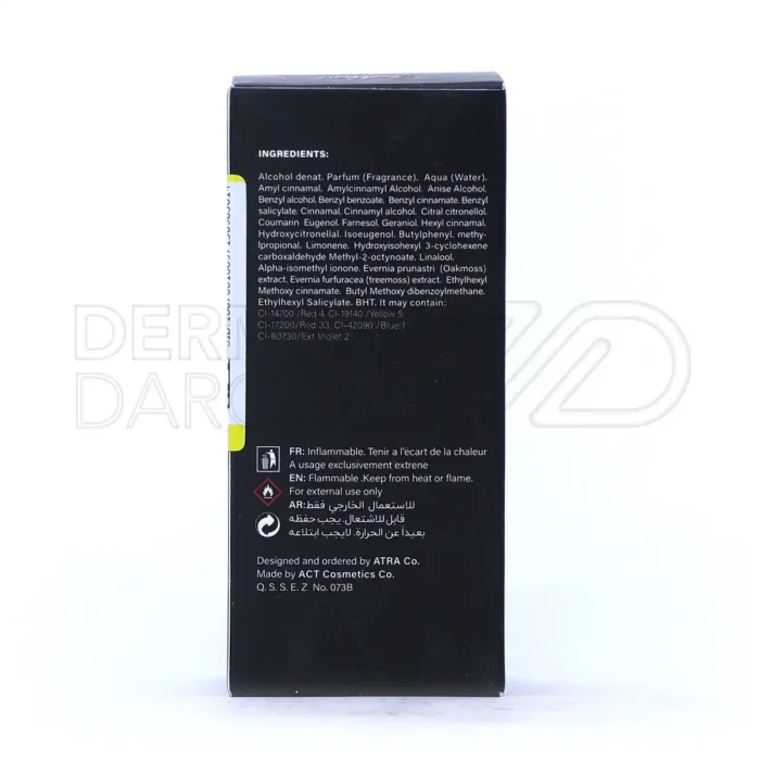 عطر سان‌دی با رایحه شرقی وانیلی، نت‌های گل رز و میوه گل ساعتی، مناسب فصول سرد