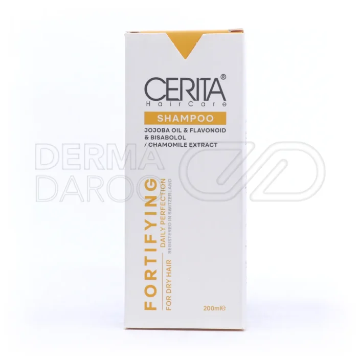 شامپو سریتا با پلی کواترنیوم 10 برای بازسازی موهای خشک و مناسب شستشوی روزانه