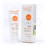 تیوب کرم ضد آفتاب SPF95 دکتر ژیلا، حاوی آلوئه ورا و ویتامین C، محافظ UVA و UVB، مرطوب کننده، ضد چروک
