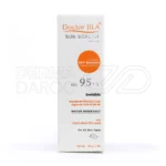 کرم ضد آفتاب دکتر ژیلا SPF95 با ویتامین C پایدار، ضد چروک، رطوبت رسان، محافظ UVA و UVB، سبک