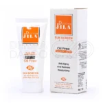 تیوب کرم ضد آفتاب SPF30 دکتر ژیلا، حاوی عصاره آلوئه ورا و ویتامین C، فاقد چربی، محافظ UVA و UVB، ضد چروک