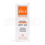 کرم ضد آفتاب SPF30 دکتر ژیلا با آلانتوئین، محافظ UVA و UVB، ضد قرمزی، آبرسان، مناسب پوست چرب