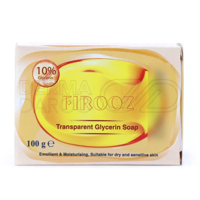 صابون فیروز برای پوست خشک، با سوربیتول و لانولین، درمان التهابات پوستی و نرمی پوست