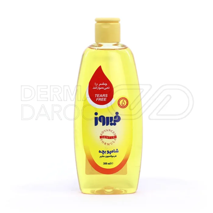 firooz-baby-shampoo (1) شامپو بچه فیروز در بطری پلاستیکی، فاقد پارابن، با بتائین و پلی کواترنیوم 10، رطوبت رسان پوست حساس