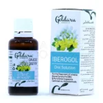 قطره ایبروگل گل دارو در بطری تیره، حاوی عصاره آیبریس و نعناع فلفلی، ضد نفخ و تسکین IBS