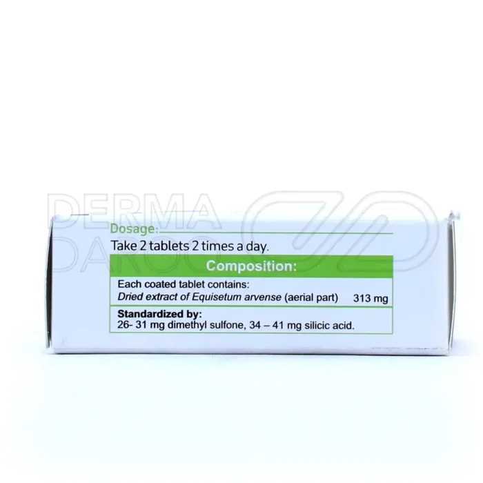 قرص مدریک با عصاره دم اسب، ضدعفونی کننده مجاری ادراری، پیشاب آور ملایم برای بزرگسالان