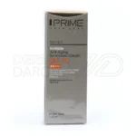 بسته بندی کرم ضد آفتاب پرایم SPF50 در تیوب شیک، فاقد چربی با فیلترهای UVA و UVB برای محافظت کامل پوست