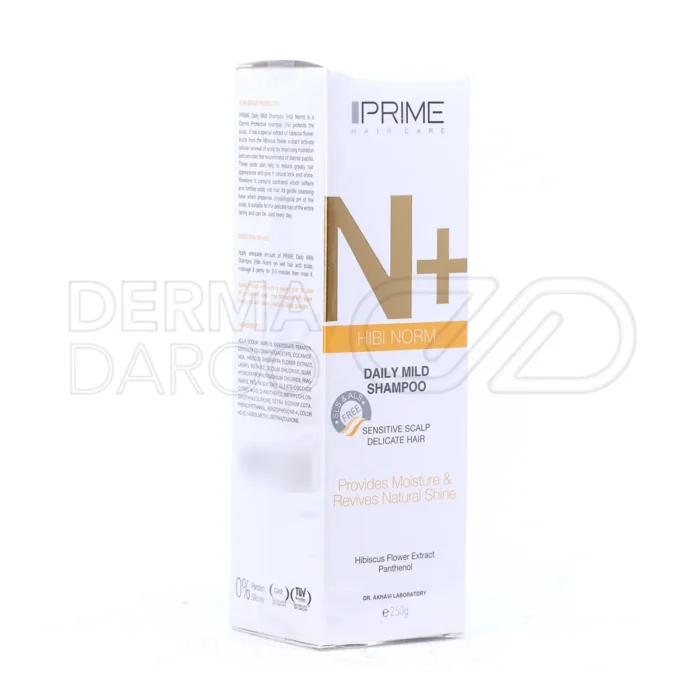 شامپو پریم فاقد پارابن و سیلیکون، مناسب موهای ظریف با اثر رطوبت رسان و ایجاد درخشندگی طبیعی