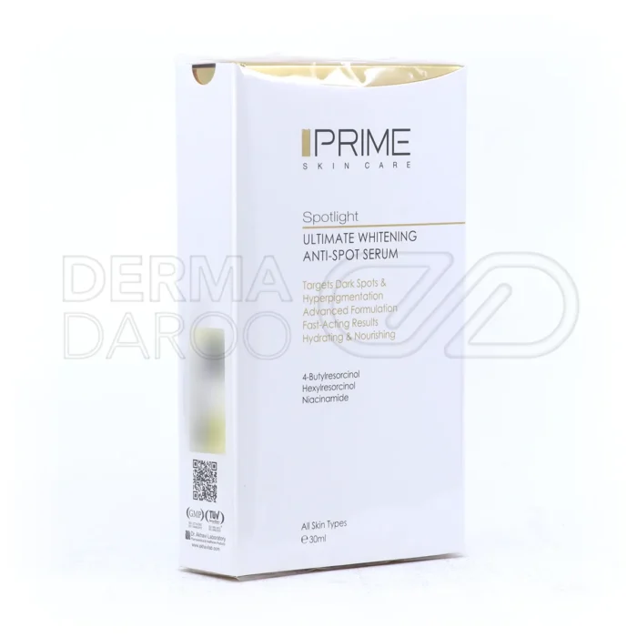 سرم روشن کننده پرایم با سدیم هیالورونات و عصاره بابونه برای آبرسانی عمیق و جوانسازی پوست