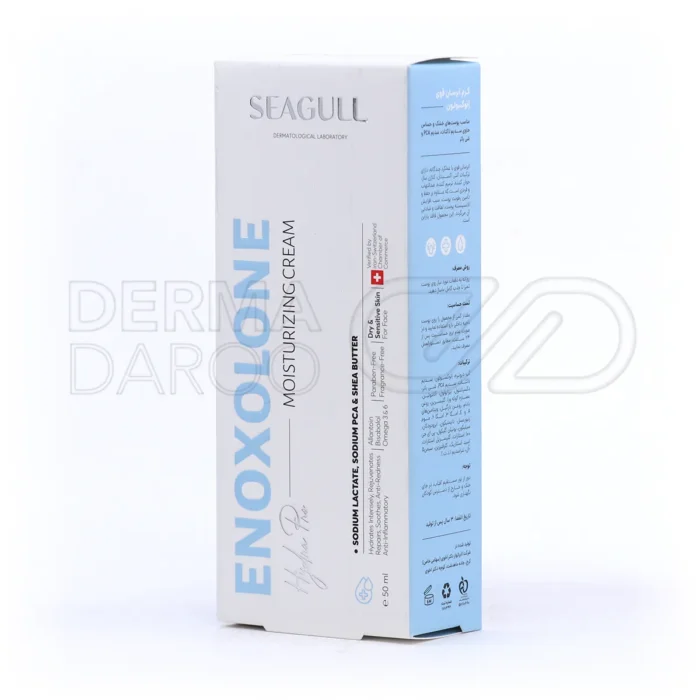 کرم فاقد پارابن سی گل با امگا 3 و 6، جوان کننده و نرم کننده پوست، ایده آل برای درمان خشکی و درماتیت