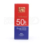 ژل کرم ساین اسکین SPF50 بی رنگ بدون اثر سفیدی، مات کننده پوست صورت، مناسب مردان با پوست مستعد جوش و چرب