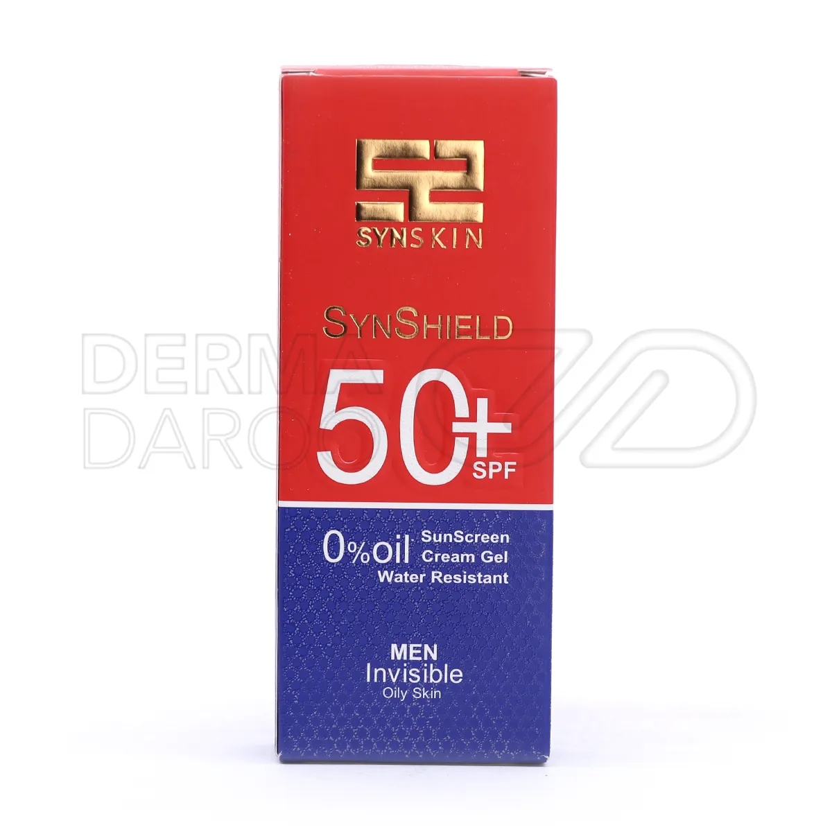 ژل کرم ساین اسکین SPF50 بی رنگ بدون اثر سفیدی، مات کننده پوست صورت، مناسب مردان با پوست مستعد جوش و چرب