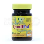 بسته قرص کوالی فول دکتر گیل، حاوی 1200 میکروگرم 5-MTHF، بهبود باروری، درمان تخمدان پلی کیستیک، ضد کم خونی