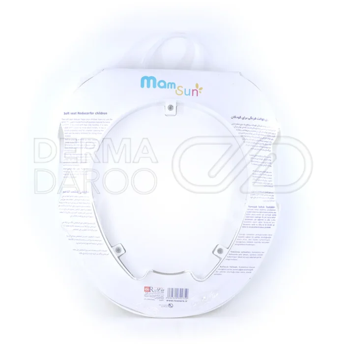 رابط توالت فرنگی مام سان، ضد حساسیت، نشیمنگاه راحت، دسته نگهدارنده، طرح های دخترانه و پسرانه