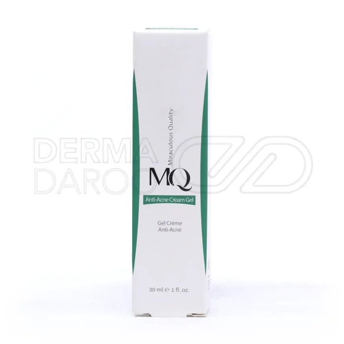 محصول ضد جوش ام کیو، حاوی عناصر آنتی باکتریال، از بین برنده جای جوش و کوچک کننده منافذ باز پوست با جذب سریع