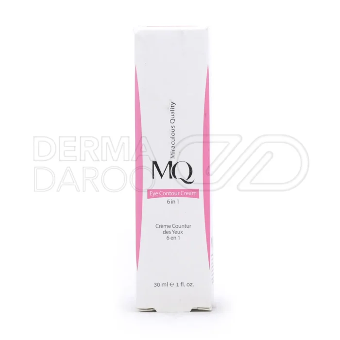 کرم دور چشم 6 در 1 ام کیو با شی باتر، ضد پف و تیرگی، التیام بخش، دارای فیلتر ضد آفتاب