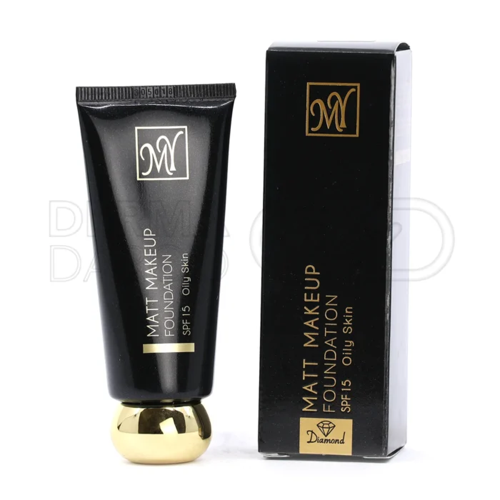 کرم پودر مت میکاپ مای SPF15 35 میلی‌لیتر، فاقد چربی، کنترل چربی، پوشش مات، مناسب پوست چرب و مختلط