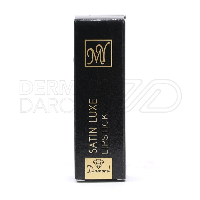 رژلب جامد مای ستین لوکس، فاقد مواد مضر، رنگدانه قوی، مرطوب کننده، جلوه مات، مناسب پوست گندمی