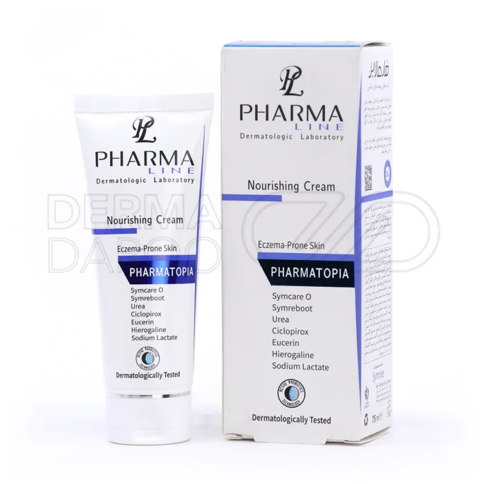 pharma-line-pharmatopia-cream (1) تیوب کرم مغذی فارماتوپیا فارمالاین، حاوی اوره و روغن آووکادو، مرطوب کننده، ضد اگزما و پسوریازیس، مناسب پوست حساس