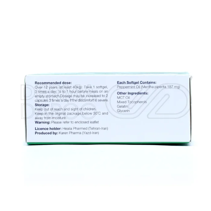 کپسول پرومینتا آی بی اس، حاوی نعنا فلفلی، کاهش درد شکمی، ضد اسپاسم، مناسب گوارش حساس