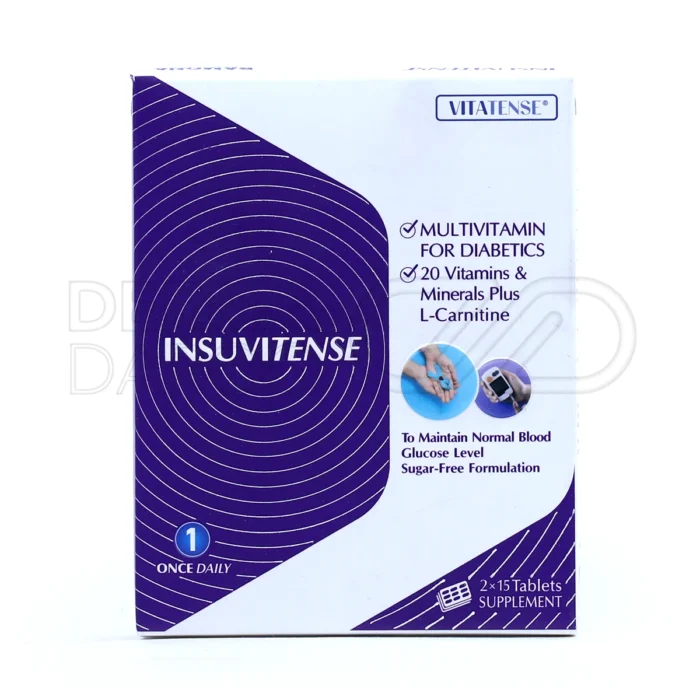 قرص مولتی ویتامین رامونا اینسویتنس با 100 میلی گرم منیزیم، بدون شکر، کنترل قند، مناسب افراد دیابتی