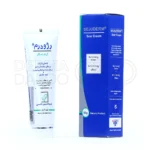 کرم اسکار رژودرم در تیوب سفید حاوی آلانتوئین، ویتامین ای و روغن کنجد برای ترمیم جای جوش، سوختگی و اسکار