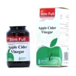 بسته قرص اسلیم فول، حاوی سرکه سیب و چای سبز، مکمل گیاهی کاهش وزن، سوزاندن چربی، کنترل قند، 100% طبیعی