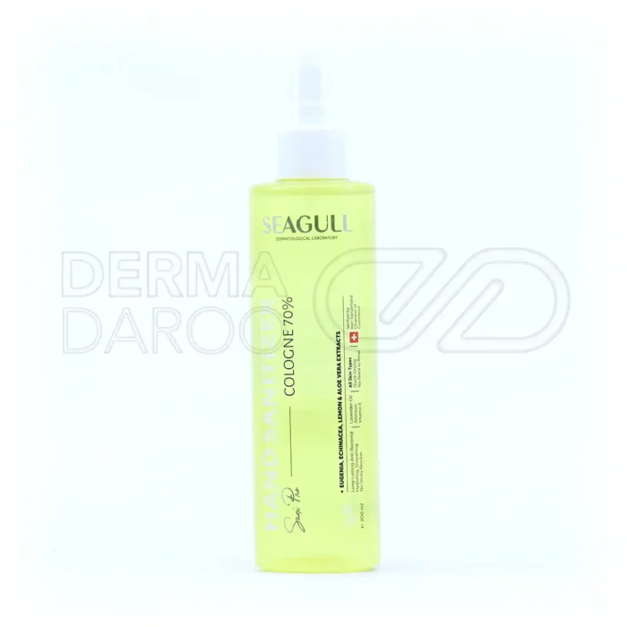 seagull-hand-cleanser-and-deodorant (1) بطری مایع پاک کننده دست سی گل، حاوی اتانول 70% و عصاره آلوئهورا، ضدعفونی کننده، خوشبو کننده، نرم کننده