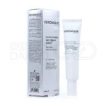 بسته بندی کرم ضد لک روز ورونیک با SPF30 در تیوب سفید و جعبه شیک، وگان و بدون پارابن برای محافظت از پوست در برابر آفتاب و لک