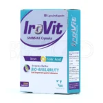 کپسول آیروویت، حاوی آهن و اسید فولیک، پیشگیری از کم خونی، تقویت سلامت عمومی، کاهش عوارض گوارشی