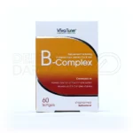 کپسول ب کمپلکس ویوا تیون در بسته‌بندی سفید و آبی با فرمولاسیون آهسته رهش حاوی ویتامین‌های گروه ب برای تقویت انرژی و سیستم ایمنی