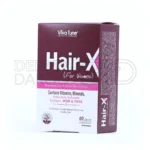 قرص هیرایکس بانوان شامل آمینو اسیدها و ویتامین ب برای تقویت قوای پوست و جلوگیری از خشکی