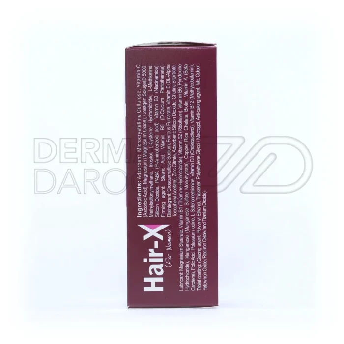 قرص هیرایکس بانوان با زینک و سلنیوم برای تامین مواد معدنی ضروری و بهبود رنگ و استحکام مو