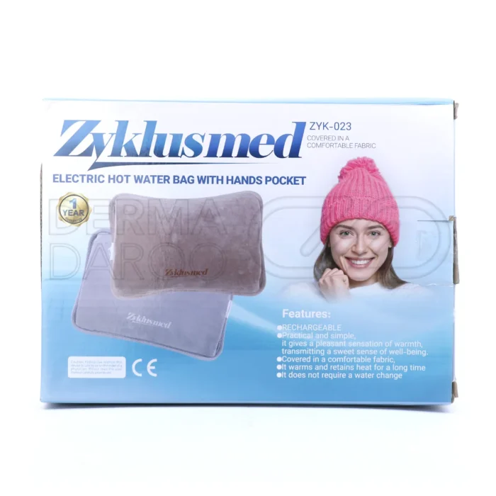 کیسه آبگرم برقی مدل ZYK-023 زیکلاس مد، گرم شدن 10-15 دقیقه، کنترل دما، روکش PVC، مناسب درد شکم و گردن