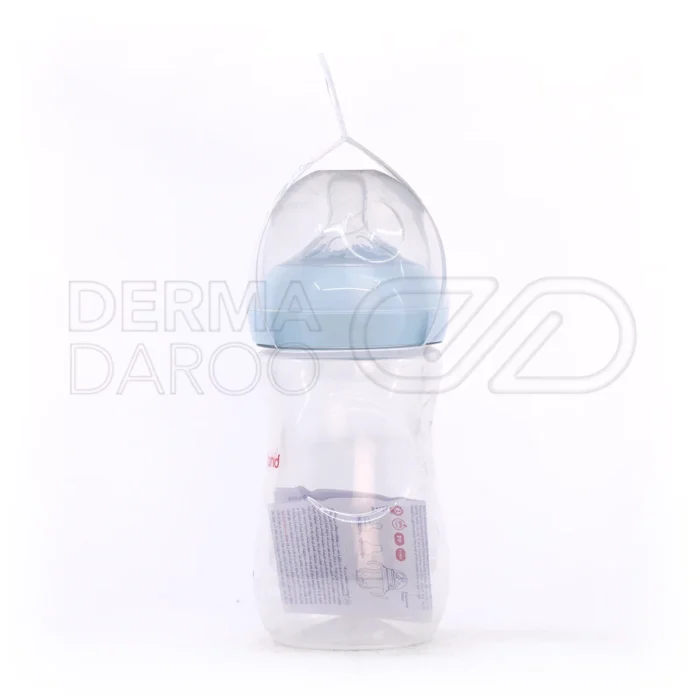 محصول نچرال 204 بیبی لند با دریچه ضد نفخ در پایه سرشیشه برای جبران فشار هوا و جریان بدون وقفه شیر نوزاد