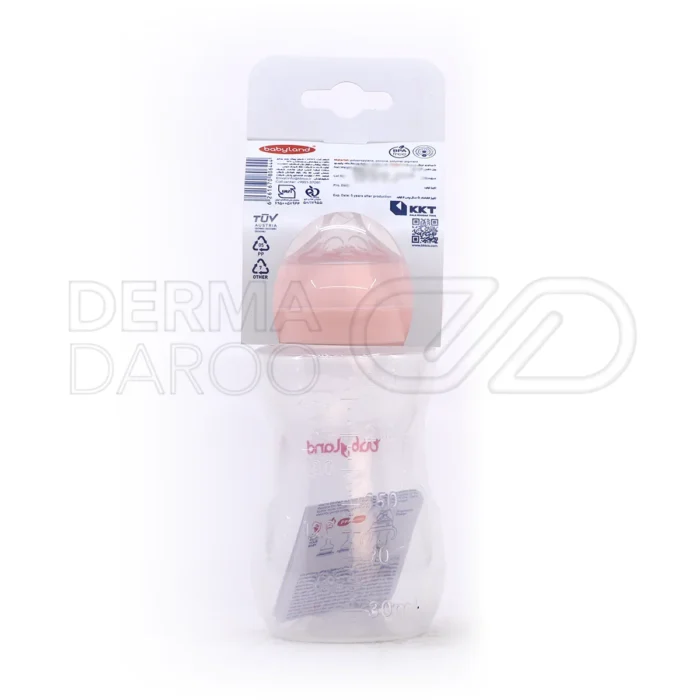 بطری بهداشتی بیبی لند حجم 260 میلی لیتر با مواد سیلیکونی منعطف، جلوگیری از چسبندگی و حفظ استاندارد جریان شیر