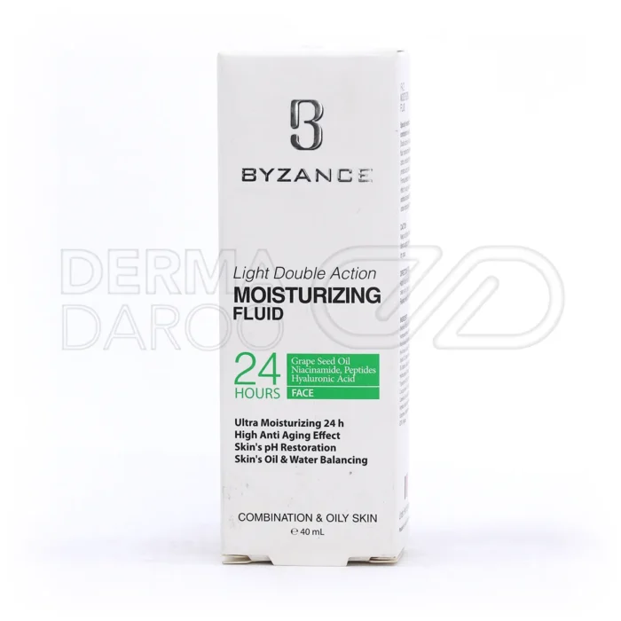 فرمولاسیون فاقد چربی آبرسان بیزانس با پپتاید برای ترمیم پوست، کنترل ترشح چربی و مناسب استفاده روزانه