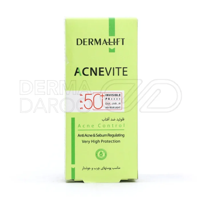 محصول ضدآفتاب آکنویت با بافت سبک و نیاسینامید، محافظت قوی در برابر اشعه UV و نور آبی، ایده آل برای پوست جوش دار