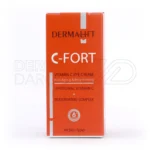 کرم دور چشم درمالیفت با نیاسینامید و آلوئه ورا، ضدالتهاب و تسکین دهنده، مناسب پوست حساس با اثر آبرسانی