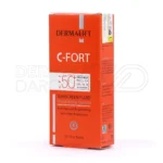 ضدآفتاب SPF50 سی فورت با فرمولاسیون مغذی حاوی پروتئین گندم و ترهالوز، جوان کننده و مناسب برای زیر آرایش روزانه