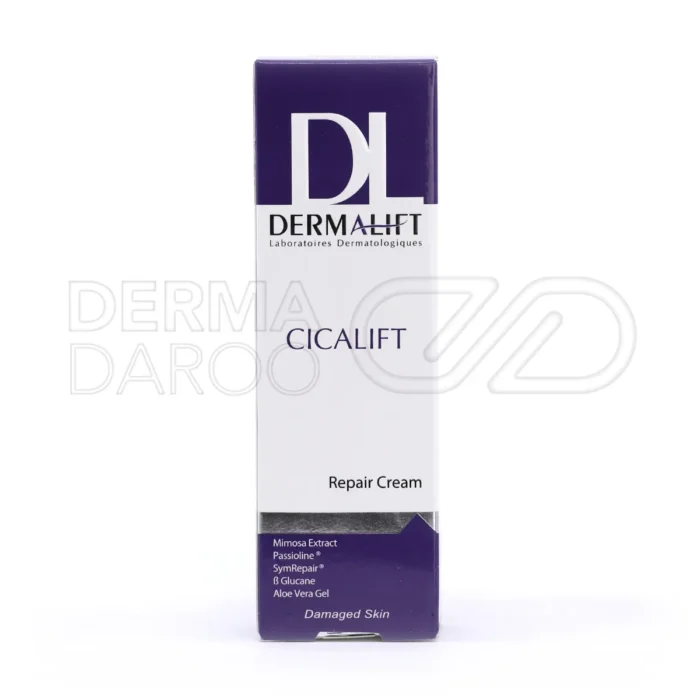 کرم ترمیم کننده سیکالیفت درمالیفت غنی از عصاره پیاز و میموزا برای کاهش التهاب و بازسازی سریع پوست آسیب دیده و حساس