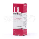 کرم تخصصی گلیکولیفت درمالیفت با ترکیبات مغذی مثل شی باتر، بدون سوزش، لایه برداری ملایم و افزایش شفافیت پوست