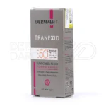 فلوئید ترنکسید SPF50 حاوی سدیم هیالورونات و آلوئه ورا برای رطوبت رسانی و درخشندگی پوست انواع پوست