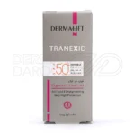 فلوئید ضد آفتاب ترنکسید SPF50 درمالیفت با نیاسینامید و ترانکزامیک اسید، روشن کننده پوست و کاهش لک و تیرگی